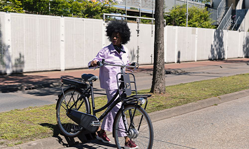 velo de ville electrique cortina denim